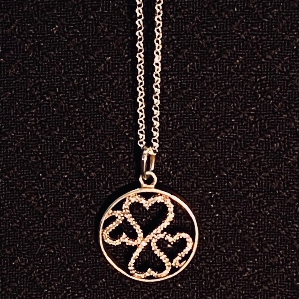 Open Heart Family Diamond Pendant